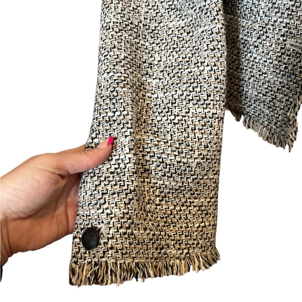 NWT Rag & Bone Black and White Carmen Tweed Blazer - Picture 4 of 10